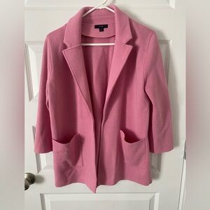 Pink J. Crew Sweater Blazer